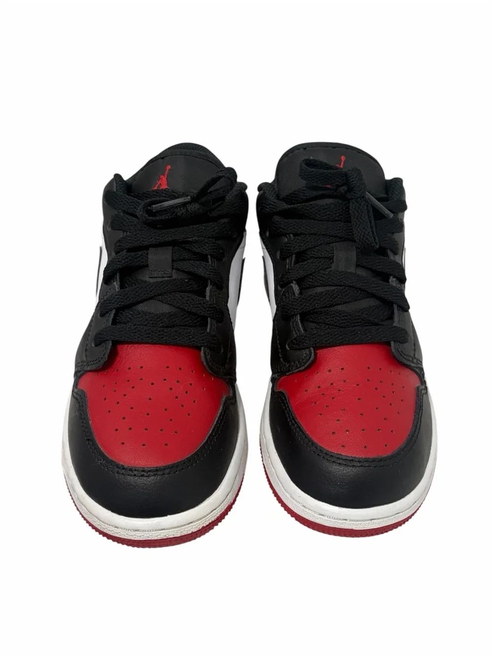 Nike Air Jordon Low 1 “Bred Toe 2.0” Boy’s Sneakers - Brand New - Size 4.5